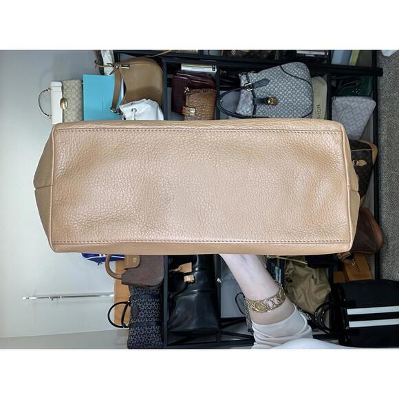 Tory Burch Woven Straw Tote Chain Shoulder Bag 2014 Retail $495 - Picture 4 of 10